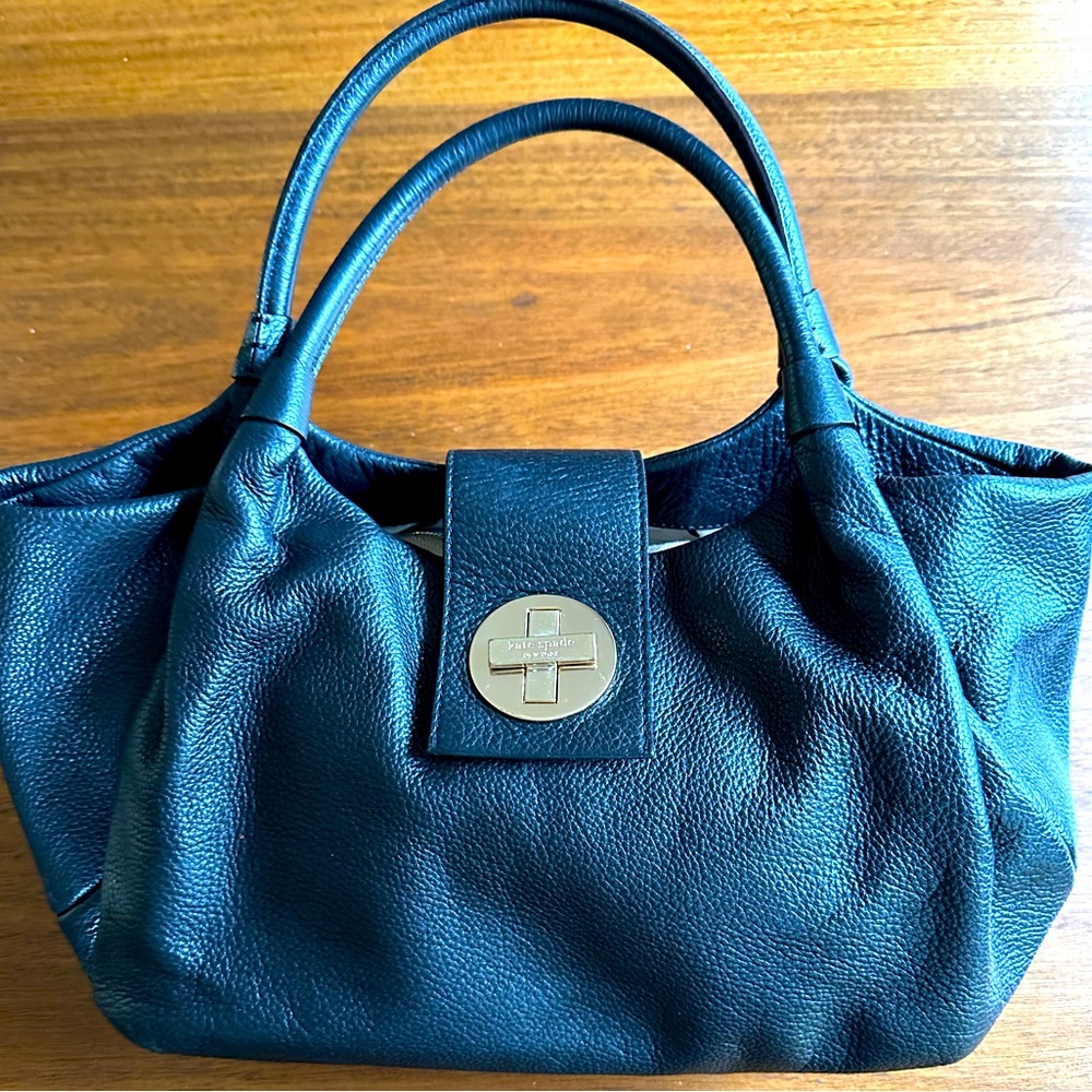 Kate Spade black leather bag